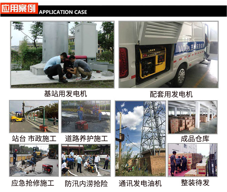 單相6kW小型汽油發(fā)電機組應用案例 單相6kW小型汽油發(fā)電機組應用案例