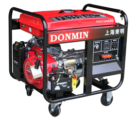 6KW三相汽油發電機組，鑰匙電啟動發電機DMS7500CXD